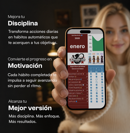 Hoja de productividad para Google Sheets Kohana-san
